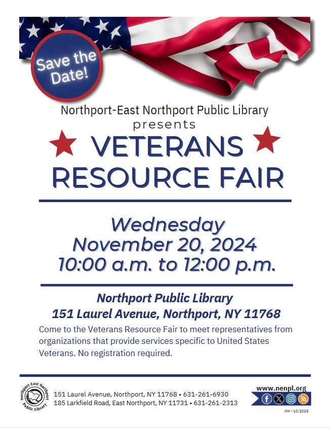 Veterans Resource Fair Save the Date Flyer